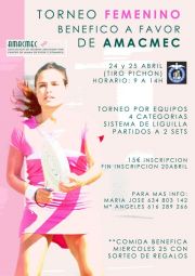 Torneo de Padel Femenino a Beneficio de AMACMEC 