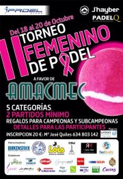 II TORNEO FEMENINO DE PADEL