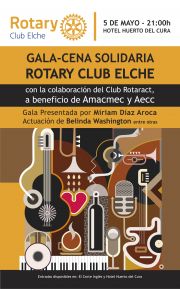 Gala-cena solidaria organizada por Rotary Club Elche