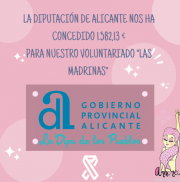 SUBVENCIÓN VOLUNTARIADO DIPUTACIÓN ALICANTE 