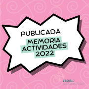 MEMORIA ACTIVIDADES 2022