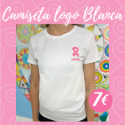 CAMISETA SOLIDARIA BLANCA LOGO 