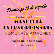 MASCLETÁ HOMENAJE AMACMEC PIROTECNIA TURIS 